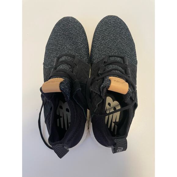 New Balance Womens 9/Mens 7.5 Fresh Foam CruzV1 Black Running Shoes Sneakers - Picture 2 of 8